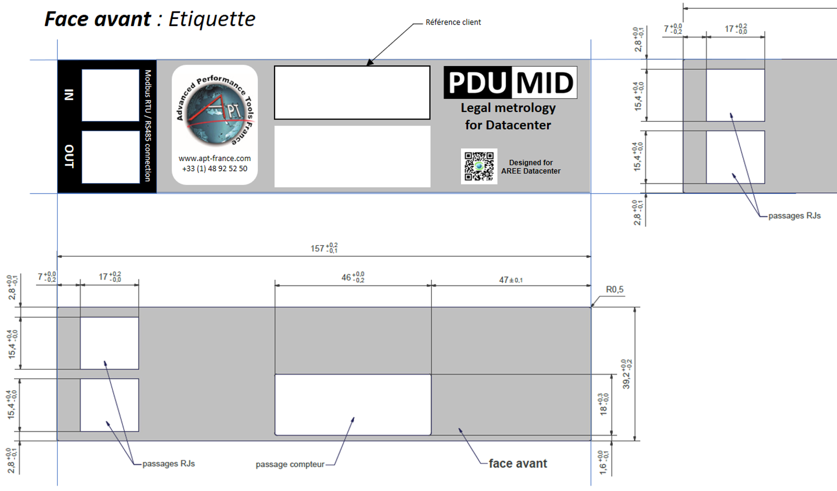 face avant pdu mid