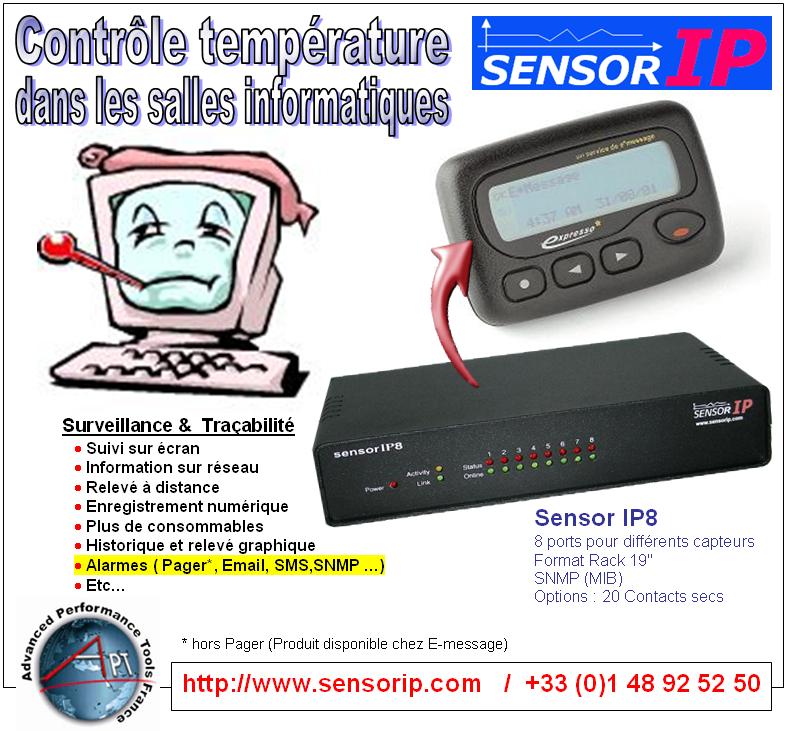 controle température baies informatique